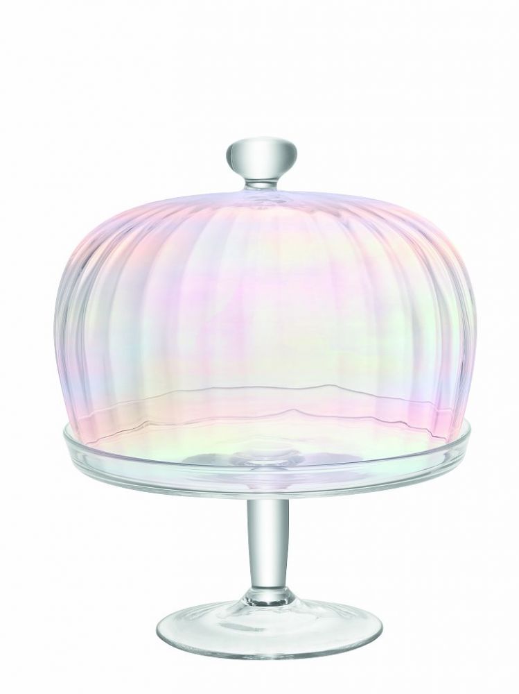 Блюдо для торта с крышкой Pearl, ?26,6 см, LSA International, арт.:G1447-27-916