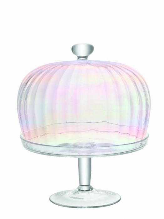 Блюдо для торта с крышкой Pearl, ?26,6 см, LSA International, арт.:G1447-27-916