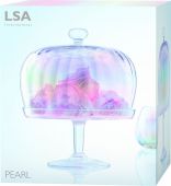 Блюдо для торта с крышкой Pearl, ?26,6 см, LSA International, арт.:G1447-27-916