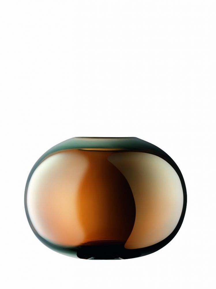 Ваза Signature, Epoque, 18 см, янтарь, LSA International, арт.:G1663-18-141