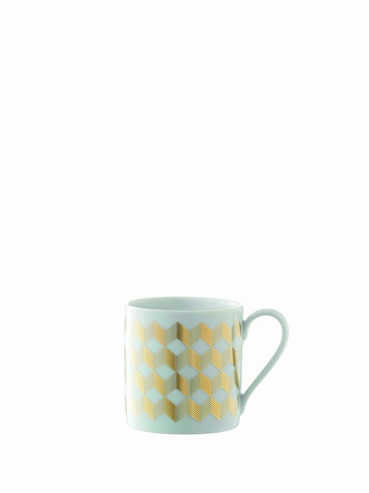 Кружка Signature, Chevron, 340 мл, золото, LSA International, арт.:P035-12-145