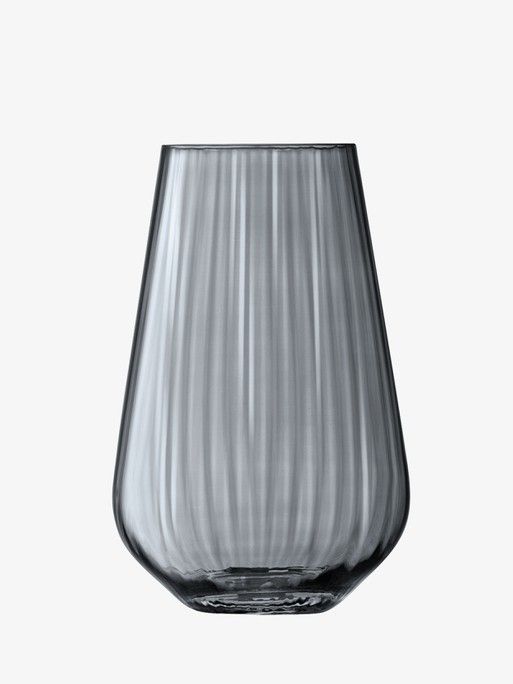 Ваза Zinc В28 см., серый, выдувное стекло, LSA International ZI03, G1528-28-572