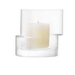 Ваза - Подсвечник Tier, 13,5 см,  прозрачный, LSA International, арт.:G1727-13-301