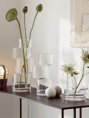 Ваза - Подсвечник Tier, 13,5 см, белый, LSA International, арт.:G1727-13-391