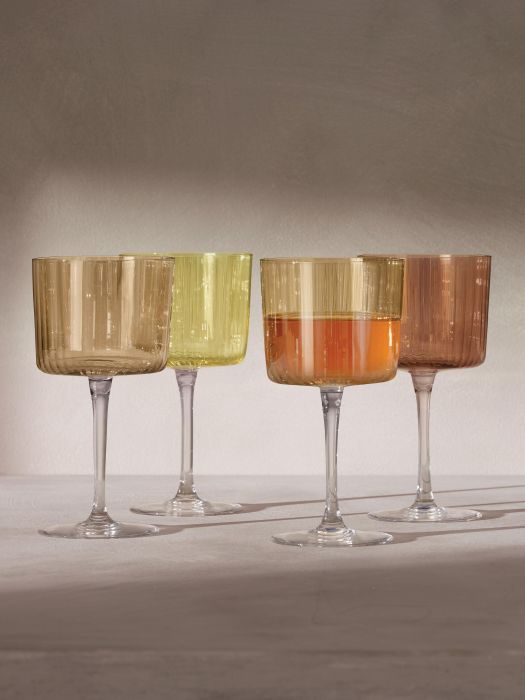 Набор из 4-х бокалов Gems, 250 мл., Янтарь от LSA International,арт.:G1768-09-148