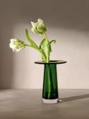 Ваза/Фонарь Victoria изумрудная В 15 см, LSA International, арт.:G1770-15-392