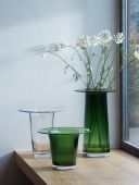 Ваза/Фонарь Victoria изумрудная В 19 см, LSA International, арт.:G1770-19-392