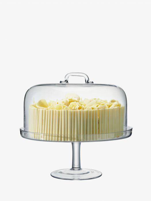 Блюдо для торта с крышкой Serve, Д34 см / 32см., В30 см, LSA International, арт.:G875-31-301